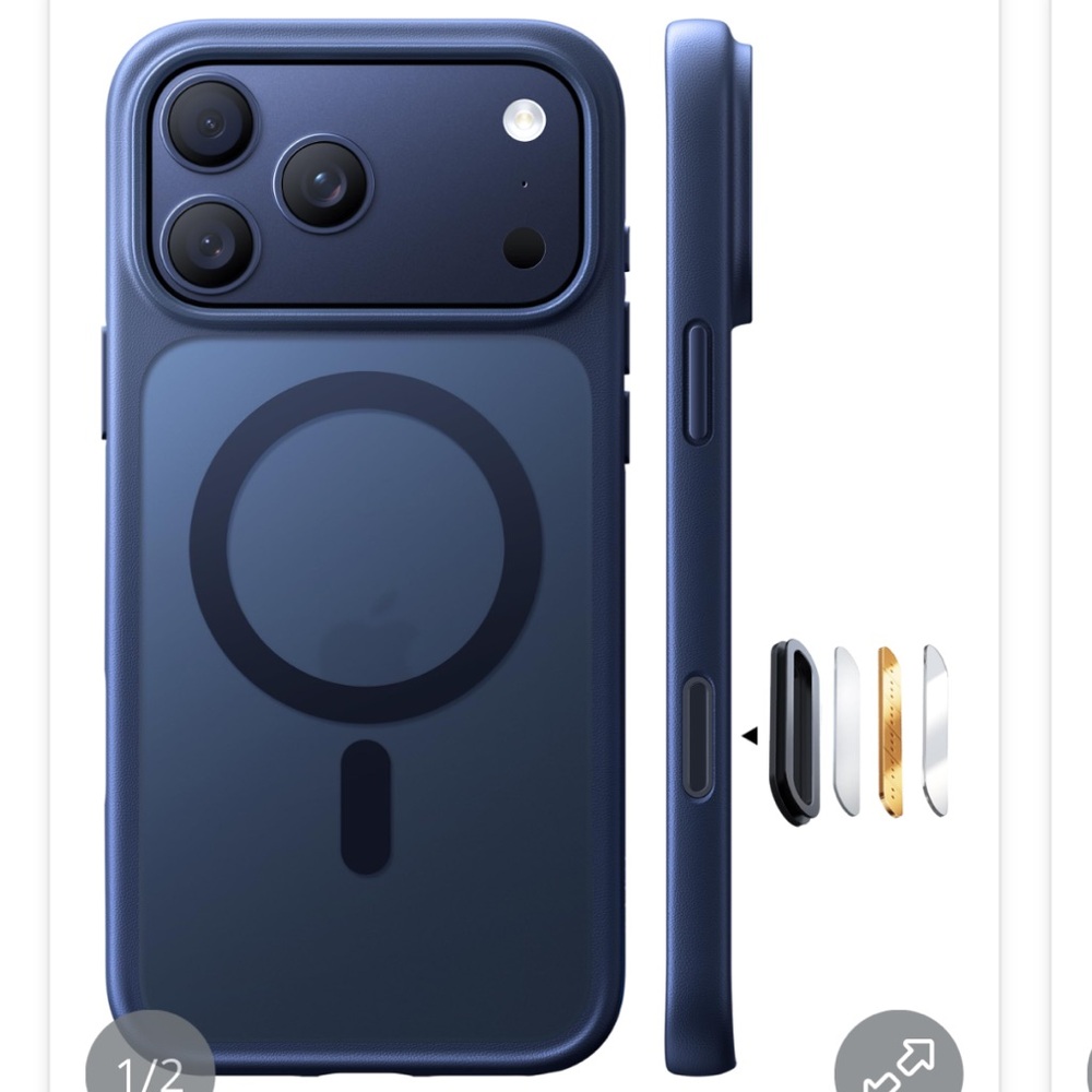 iPhone 17 PRO Case Fit for MagSafe ‘Military Grade Protection’ in DEEP BLUE